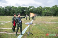 Military Region 9’s markswomen compete in shooting event 